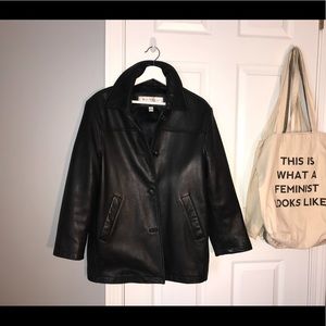 Marc New York - Small Black Leather Jacket